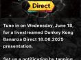 Ve středu se koná Nintendo Direct zaměřený na Donkey Kong Bananza 