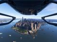 Manhattan a další se rozzáří v Microsoft Flight Simulatoru