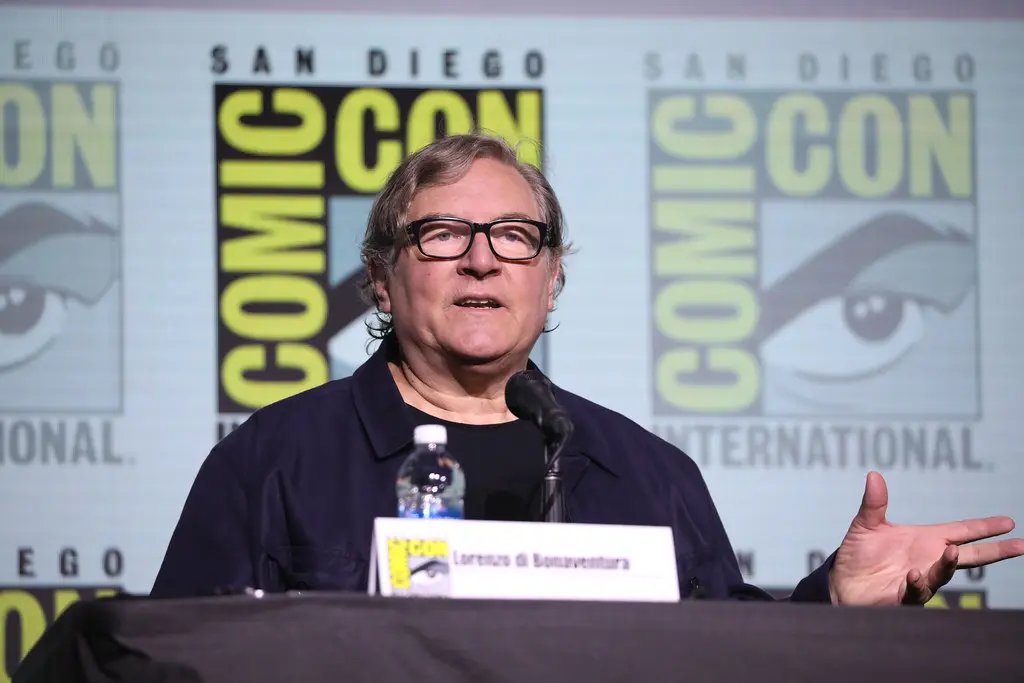 Producent Lorenzo di Bonaventura hovoří na San Diego Comic-Con